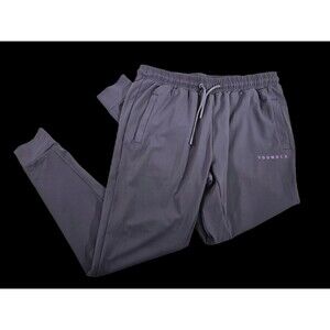 YoungLA L Slim Leg Sweatpants Joggers Stretch Waist Lounge Pants Mauve EUC